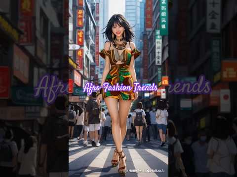 Vibrant & Stylish! Afro  #AfroFashion #FashionTrends #AfroStyle  ##aifashion  #AfroGlam #aiart