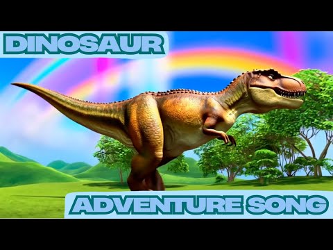 Dinosaur Adventure Song | Sing & Dance for Toddlers | Dino Nursery Rhyme Kids | MilkyMooTV