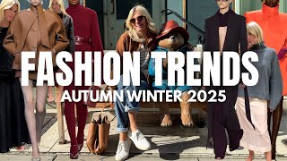 THE KEY FASHION TRENDS FOR AUTUMN WINTER 2025 | AND HOW TO STYLE THEM