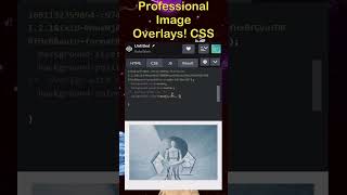 Professional Image Overlays! CSS - Background Blend Mode  | CSS Daily Tips 🤩😎😁 #shorts