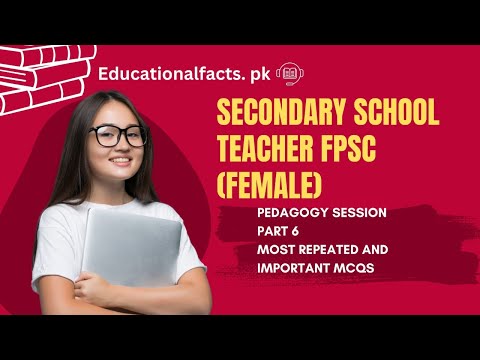secondary school teacher sst female #secondaryschoolteacher #educatorjobs #fpsc #importantmcqs