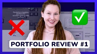 UX Portfolio Review #1 (Detailed) | Product Design Portfolio Tips | Outdraw Academy