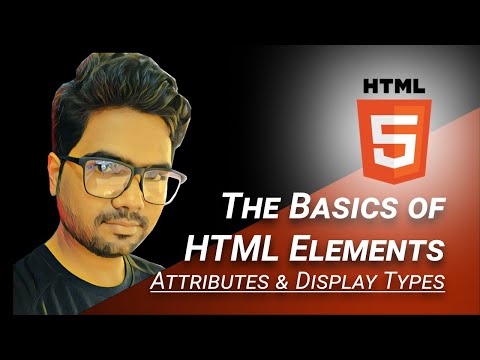 HTML Elements / Attributes & Display Types - Front End Web Developer.