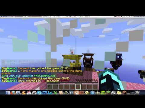 SKYWARS!! Minecraft mini game