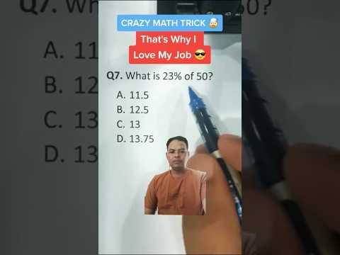 How To Calculate Percentages In Your Head #short #mathtrick #crazymathtrick #maths #akarmatematika
