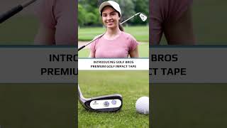 Golf Bros Impact Tape training aid for immediate feedback for instant improvements #golf #training