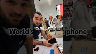Customer With the World’s Smallest Phone #phonerepair #techtok  #viralphone #fyp #storytime