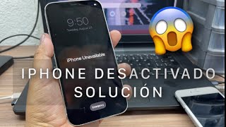 iPhone Desactivado | Activar iPhone 11 12 13 14 Pro Max XS Max y Todos los Modelos Solución