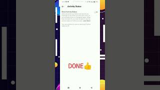 How to turn off active on instagram #shorts