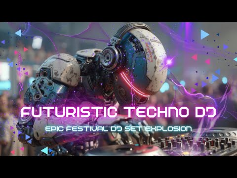 Futuristic Techno DJ Live Performance | Epic Festival DJ Set Explosion