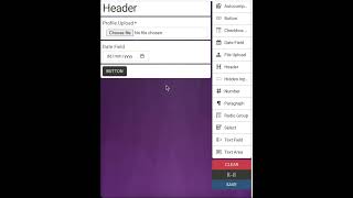 Dyamic Forms Builder #dynamicdesigns #forms #formbuilder #jquery #html #json #builder #js #tecqmate