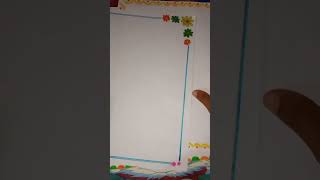 #easyborderdesignforfrontpage #newborderdesign #borderdesign #projectdesignideas #shortvideo