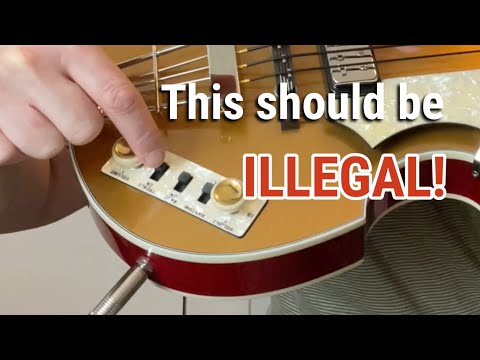 Hofner’s crazy violin bass guitar control panel explained.