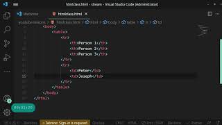 CREATING A TABLE IN LESS THAN 1 MIN WITH HTML (2023)