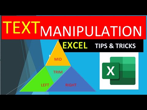 Mid, Left, Right and Trim functions - Text Manipulation (Excel Bites)