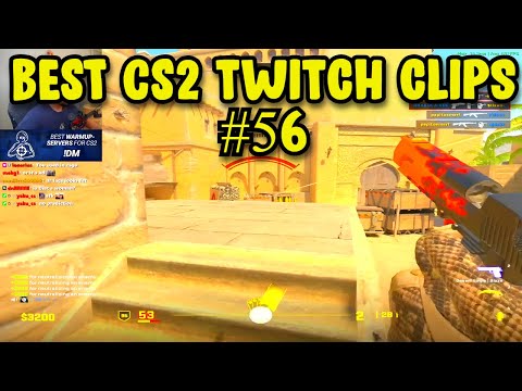 BEST CS2 CLIPS #56 | CS2 BEST TWITCH HIGHLIGHTS