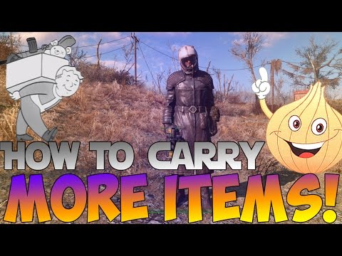 Fallout 4: How To Carry More Items | 6 Ways To Improve Your Inventory Space!