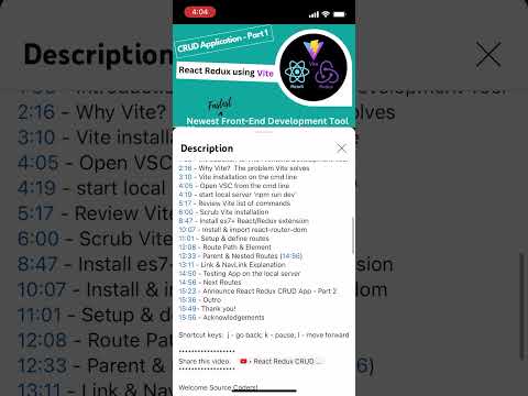 React Tutorial using Vite (fastest development tool) to build a CRUD App 2023 - Pt 1