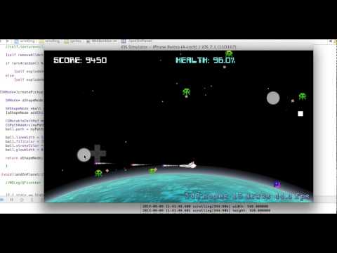 bonkkers iOS iPhone game - in progress using apples sprite kit