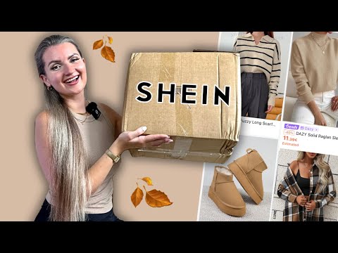 HUGE SHEIN FALL 2024 TRY-ON HAUL: unboxing autumn clothes 🍂