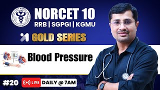 NORCET 10 Preparation | Blood Pressure 💛GOLD Series | Himmat Sir