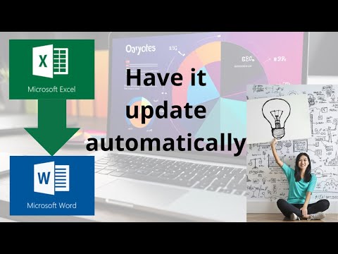 Word template linked to Excel AUTOMATICALLY updates