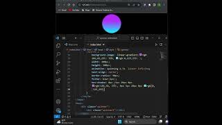 Spinner animation using html and css | #html #css #animation #developer #frontend  #youtubevideo#web