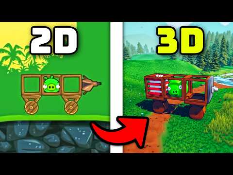 Stworzyłem Bad Piggies ale w 3D