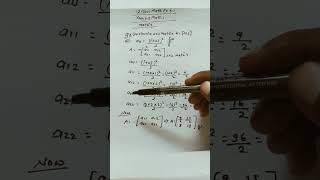 12Class Maths Matrix Ex3.1 || #ytshorts #shorts #youtube #youtubeshorts #xam+2maths #shortvideo