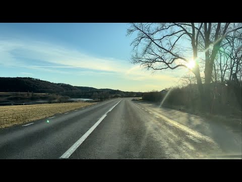 Pleasant Sunny Drive with Charming Open Views - Ambient, No Talking or Music