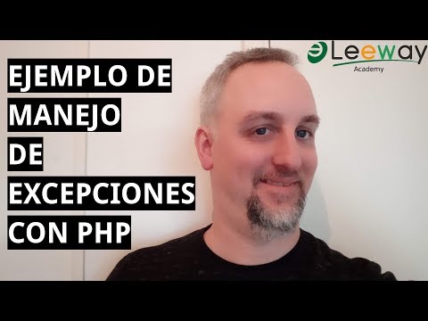 Ejemplo de manejo de excepciones con PHP