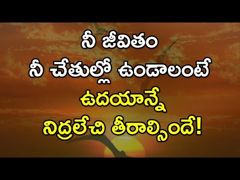 ఉదయాన్నే నిద్ర లేవడం ఆరోగ్యానికి, జీవితానికి చాలా మంచిది. #నిద్ర #ఉదయం #morning #sleep #earlymorning