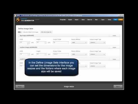 Universal AIR XML Generator for Slideshows and Galleries