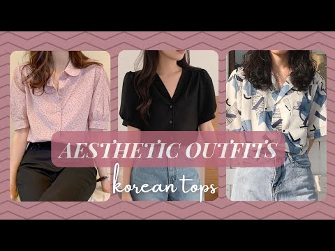 Cute & Aesthetic Korean Tops| Soft Girl & Minimal Aesthetic 2025