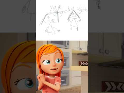 Adley’s FiRST STORYBOARD!! Adley makes the art for a new cartoon from Spacestation Animation #Shorts