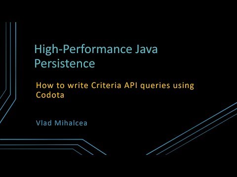 How to write Criteria API queries using Codota