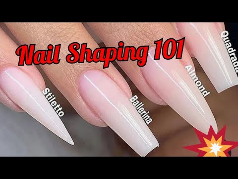 Beginninger nails tech: How to shape and file your nails 💅with hand file. #beginnerfriendly