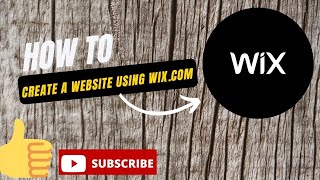How to create website using Wix.com