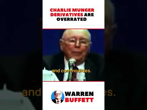Charlie Munger Derivatives Are OVERRATED