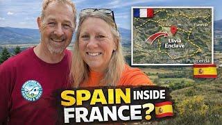 Motorhome Adventures in the Pyrenees - We find a Spanish Town surrounded by France!!