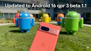 Google Pixel 7a Android 16 QPR3 Beta 1.1 Review: Faster Performance, Worse Battery?