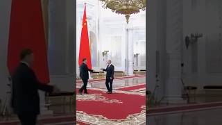 Putin Welcomes China's Xi to Kremlin During Moscow Visit