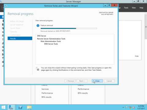 How to remove DNS Server