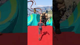 GTA 5 ragdolls | Spider-man Jumps/Fails ep. 312