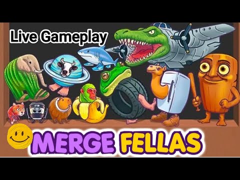 Merge fellas Gameplay live 🔥#mergefellas #live