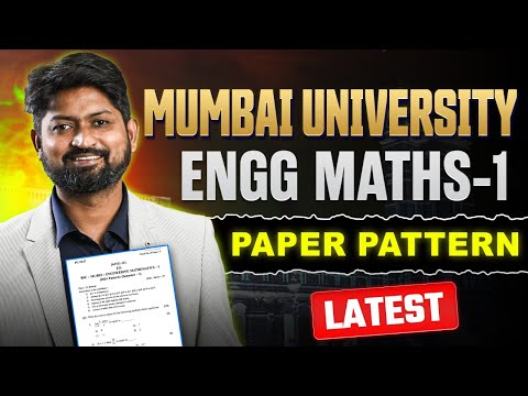 Mumbai University (SPPU) Engineering Maths Paper Format 2025 | Engineer Ganitank