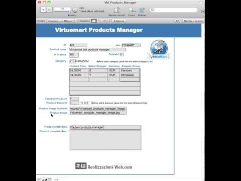 Virtuemart Products Managers