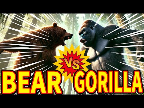 GRIZZLY BEAR VS SILVERBACK GORILLA - Who Would ACTUALLY Win? (Scientific Analysis)