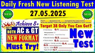 IELTS LISTENING PRACTICE TEST 2025 WITH ANSWERS | 27.05.2025