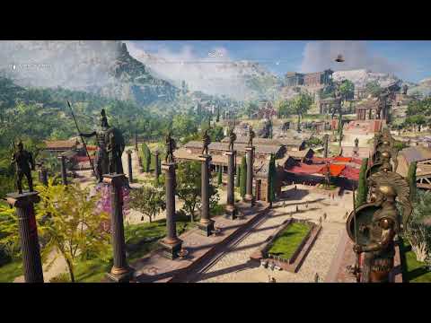 Relaxing in Sparta - Ancient Greek Ambience - ASMR Sounds Sleep - Assassin's Creed® Odyssey
